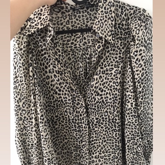 Zara Print Blouse - Picture 3 of 3